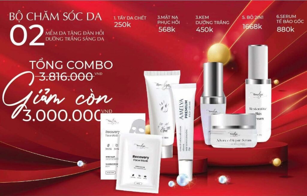 Combo chăm sóc da 02