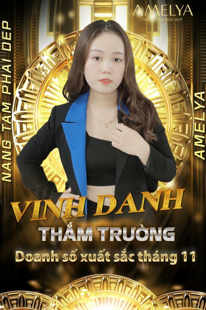 GDKD Thẩm mỹ viện Thắm Trường đạt doanh số xuất sắc tháng