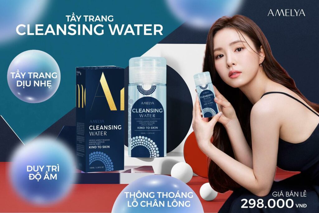 nước tẩy trang amely thích hợp với mọi làn da